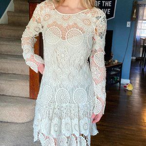 Free People Night Out Crochet Dress